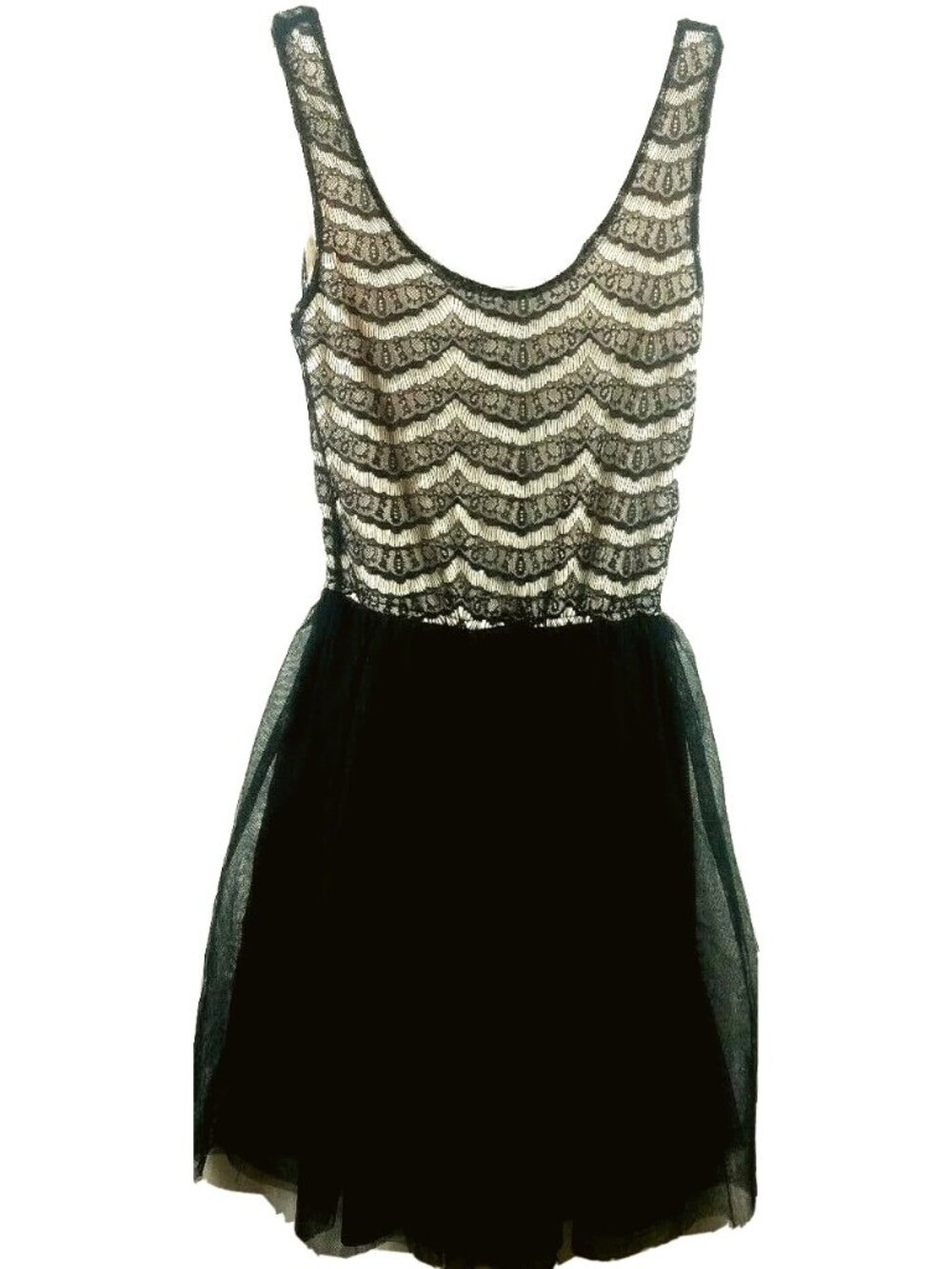Rue 21 Y2K Whimsigoth Black Dress XS Summer Grunge Fairy Edgy